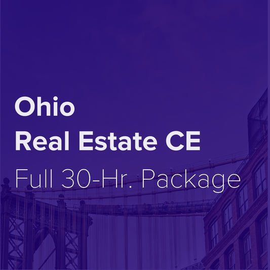 30-Hr. Ohio Real Estate CE Package